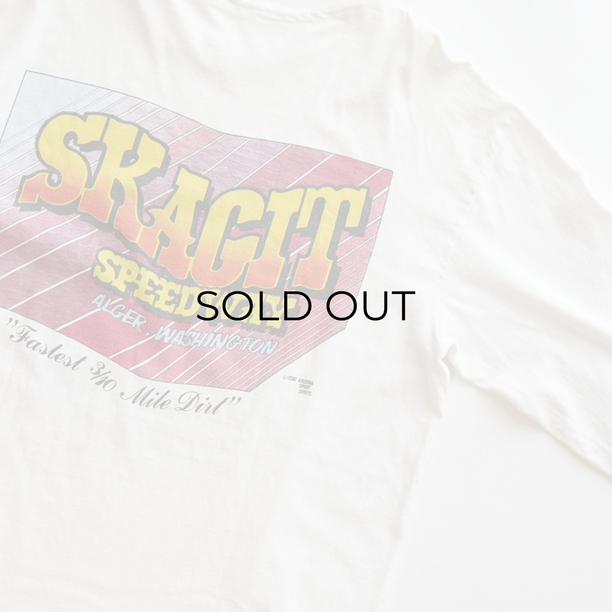 画像5: 80's UNKNOWN BRAND COTTON W-PRINT L/S TEE "Super Durt Cup '86" (5)