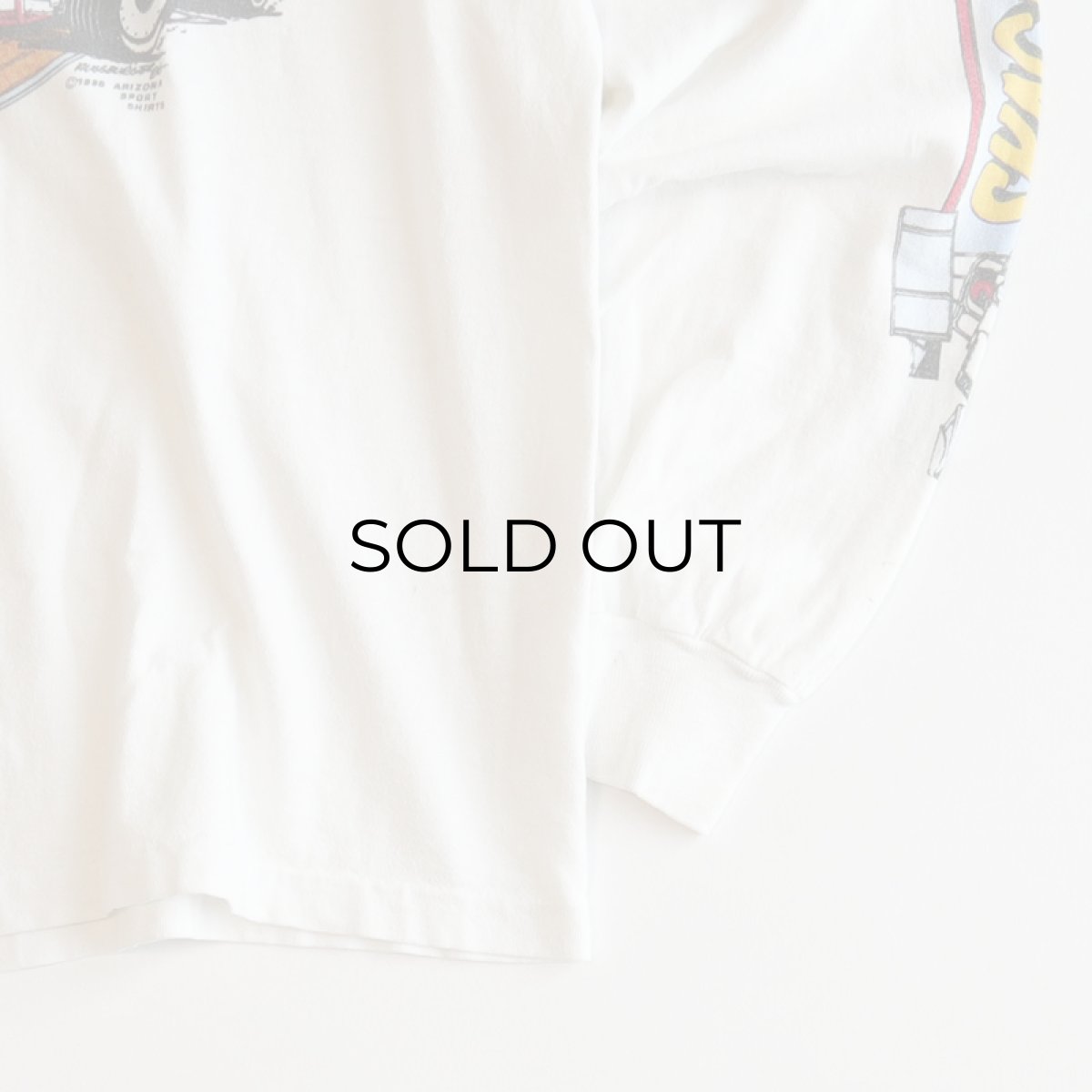 画像6: 80's UNKNOWN BRAND COTTON W-PRINT L/S TEE "Super Durt Cup '86" (6)