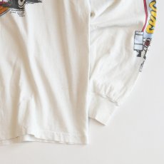 画像6: 80's UNKNOWN BRAND COTTON W-PRINT L/S TEE "Super Durt Cup '86" (6)