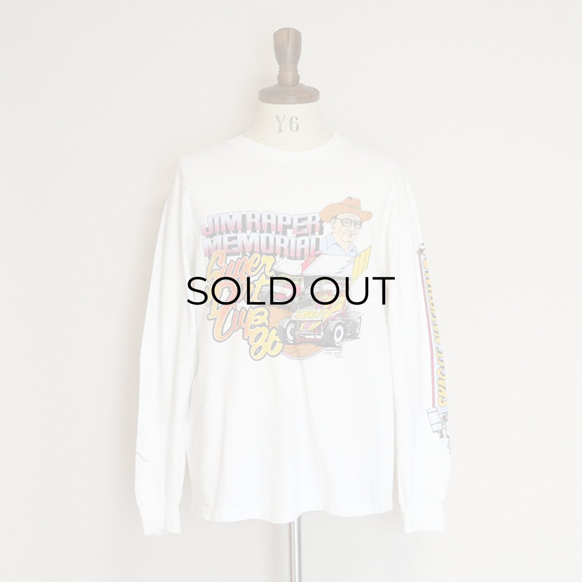 画像11: 80's UNKNOWN BRAND COTTON W-PRINT L/S TEE "Super Durt Cup '86" (11)