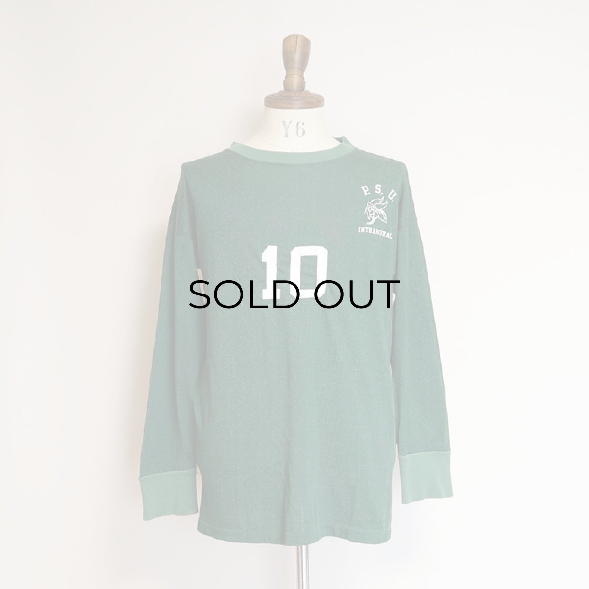 画像10: 70's Champion RAYON W-PRINT L/S TEE "P.S.U. INTRAMURAL" (10)