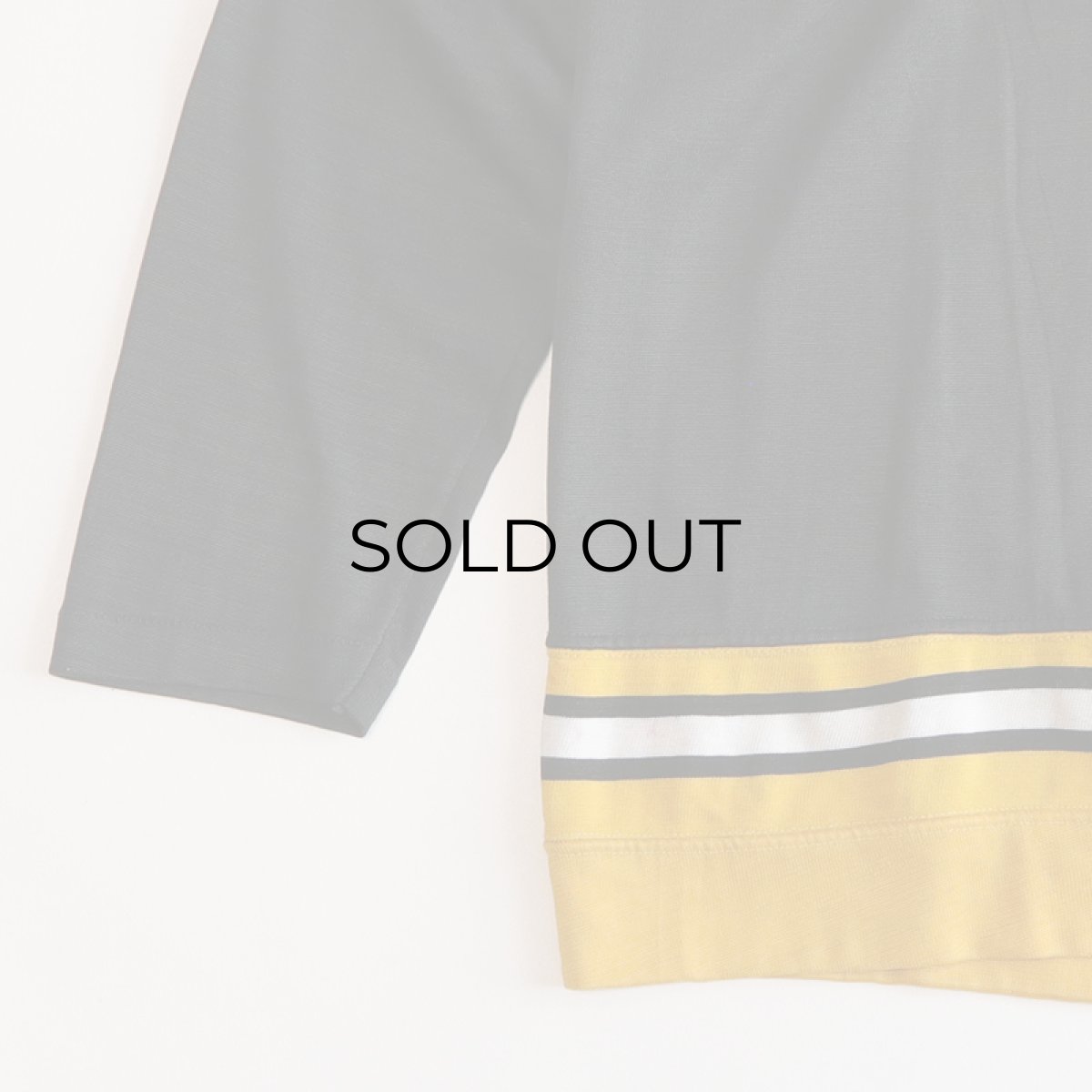 画像4: 60's UNKNOWN BRAND RAYON 2-TONE L/S FOOTBALL TEE (4)