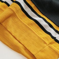 画像6: 60's UNKNOWN BRAND RAYON 2-TONE L/S FOOTBALL TEE (6)