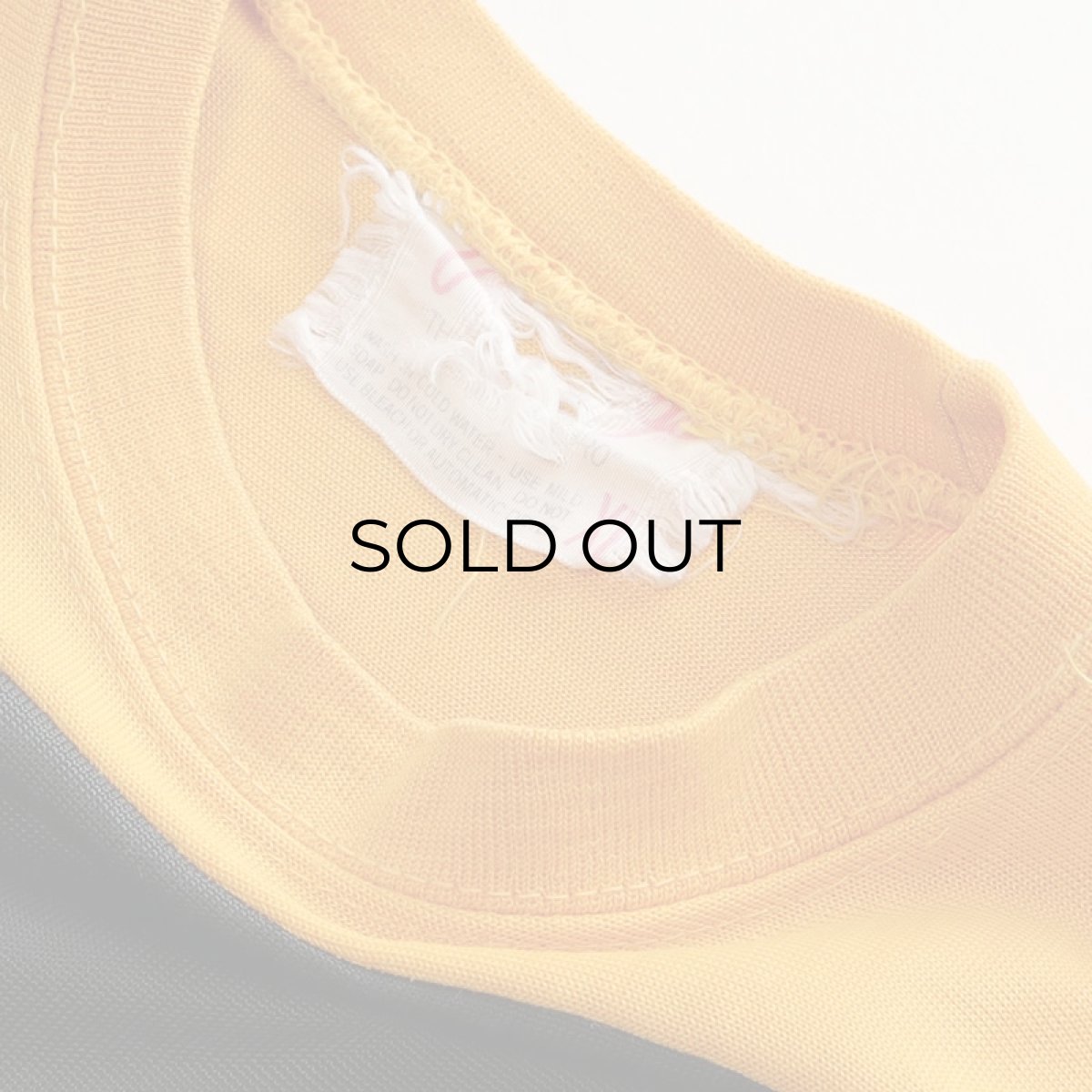 画像5: 60's UNKNOWN BRAND RAYON 2-TONE L/S FOOTBALL TEE (5)