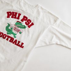 画像3: 80's RUSSELL W-PRINT CROPPED SLEEVE FOOTBALL TEE "PHI PSI FOOTBALL" (3)