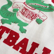 画像4: 80's RUSSELL W-PRINT CROPPED SLEEVE FOOTBALL TEE "PHI PSI FOOTBALL" (4)