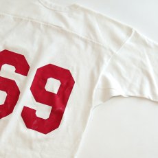 画像6: 80's RUSSELL W-PRINT CROPPED SLEEVE FOOTBALL TEE "PHI PSI FOOTBALL" (6)