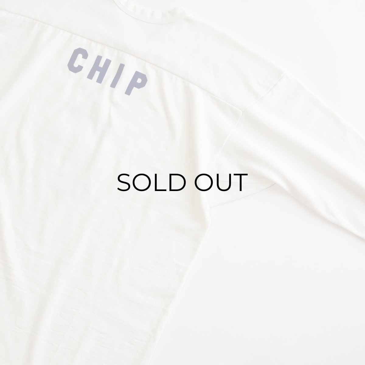 画像5: 〜80's UNKNOWN BRAND COTTON W-PRINT CROPPED SLEEVE FOOTBALL TEE "OBU" (5)