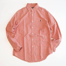 画像1: Ralph Lauren COTTON OXFORD GINGHAM CHECK B/D SHIRT (1)