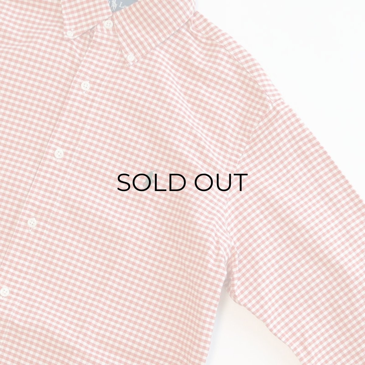 画像3: Ralph Lauren COTTON OXFORD GINGHAM CHECK B/D SHIRT (3)