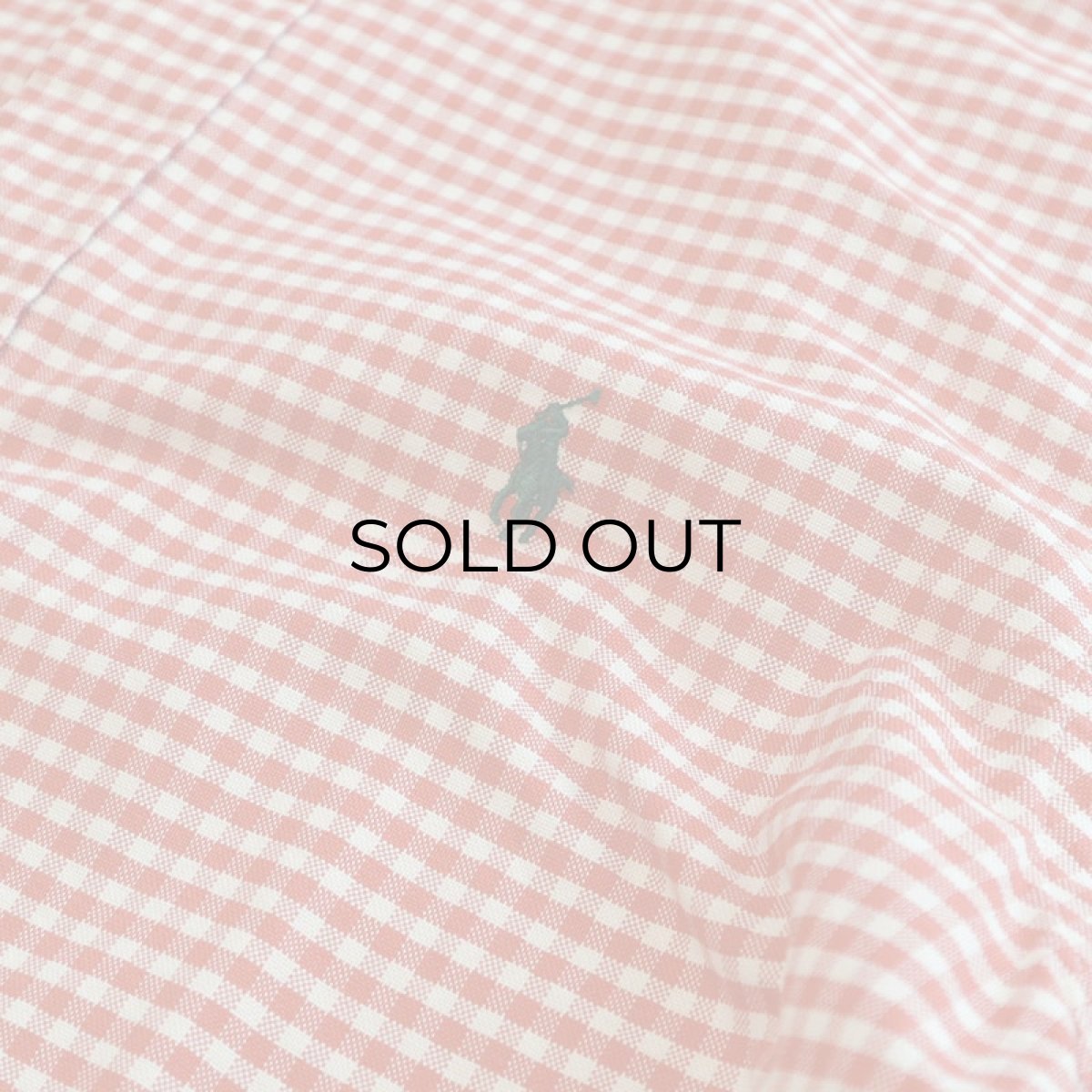 画像5: Ralph Lauren COTTON OXFORD GINGHAM CHECK B/D SHIRT (5)