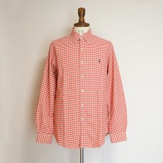 画像7: Ralph Lauren COTTON OXFORD GINGHAM CHECK B/D SHIRT (7)