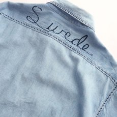 画像6: 〜90's BIG MAC COTTON CHAMBRAY EMBROIDERED WORK SHIRT (6)