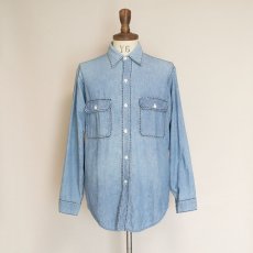 画像7: 〜90's BIG MAC COTTON CHAMBRAY EMBROIDERED WORK SHIRT (7)