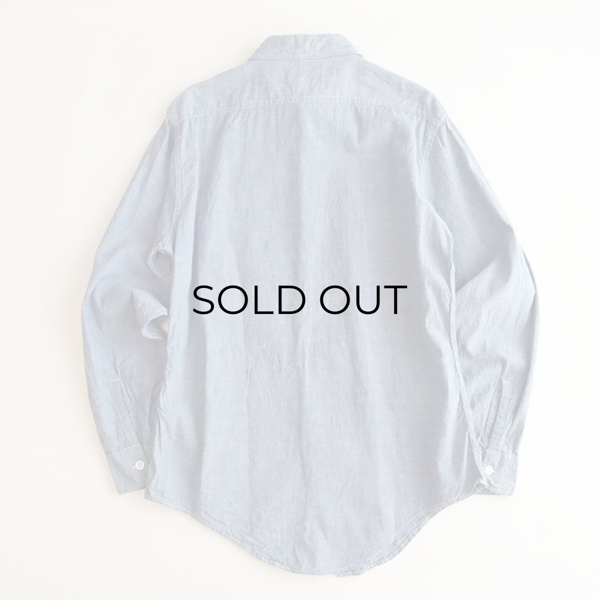 画像3: 〜70's KiFFE COTTON CHAMBRAY WORK SHIRT (3)