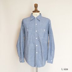 画像11: 〜70's KiFFE COTTON CHAMBRAY WORK SHIRT (11)