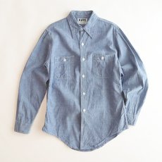 画像2: 〜70's KiFFE COTTON CHAMBRAY WORK SHIRT (2)