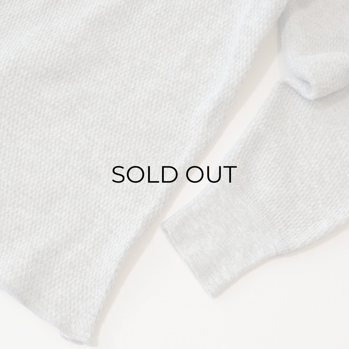 画像4: 80's J.E. MORGAN GRAY HEAVY COTTON L/S THERMAL (4)