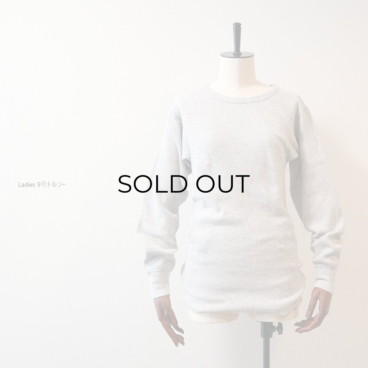 画像8: 80's J.E. MORGAN GRAY HEAVY COTTON L/S THERMAL (8)