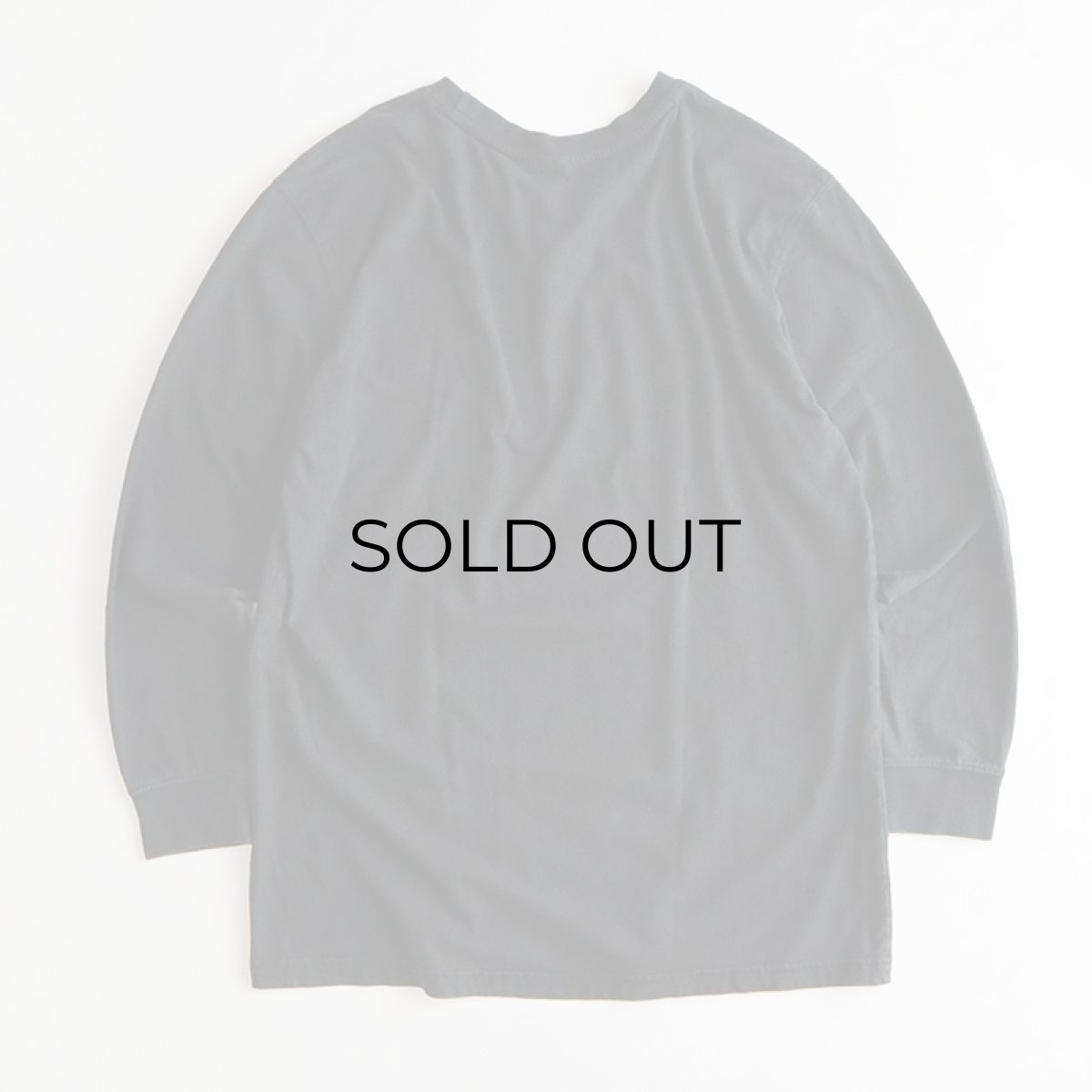 画像2: UNKNOWN BRAND COTTON L/S POCKET TEE (2)