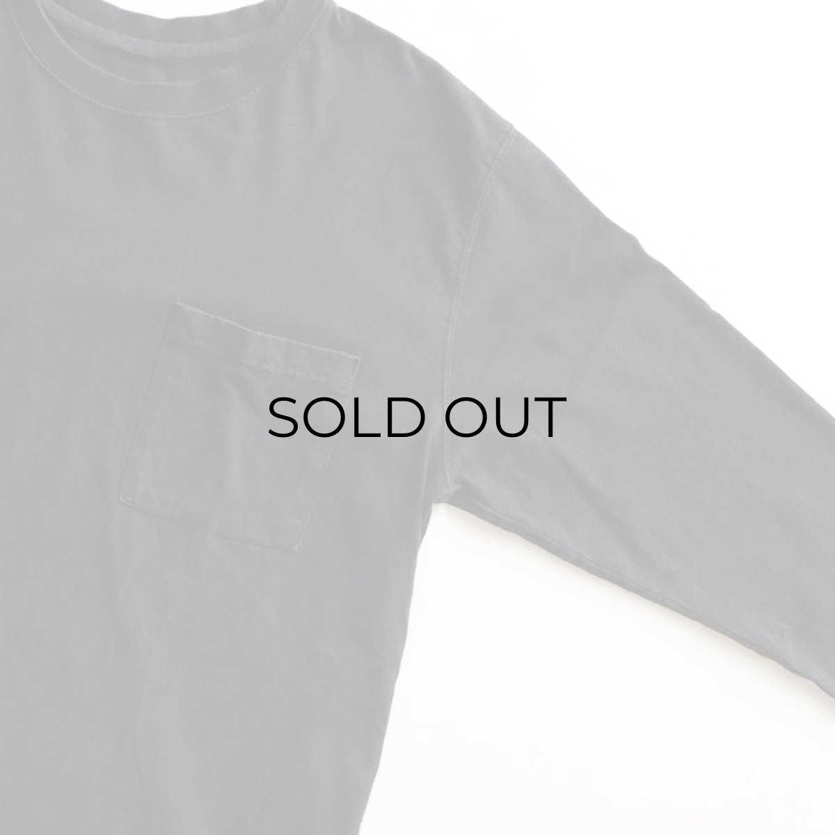 画像3: UNKNOWN BRAND COTTON L/S POCKET TEE (3)