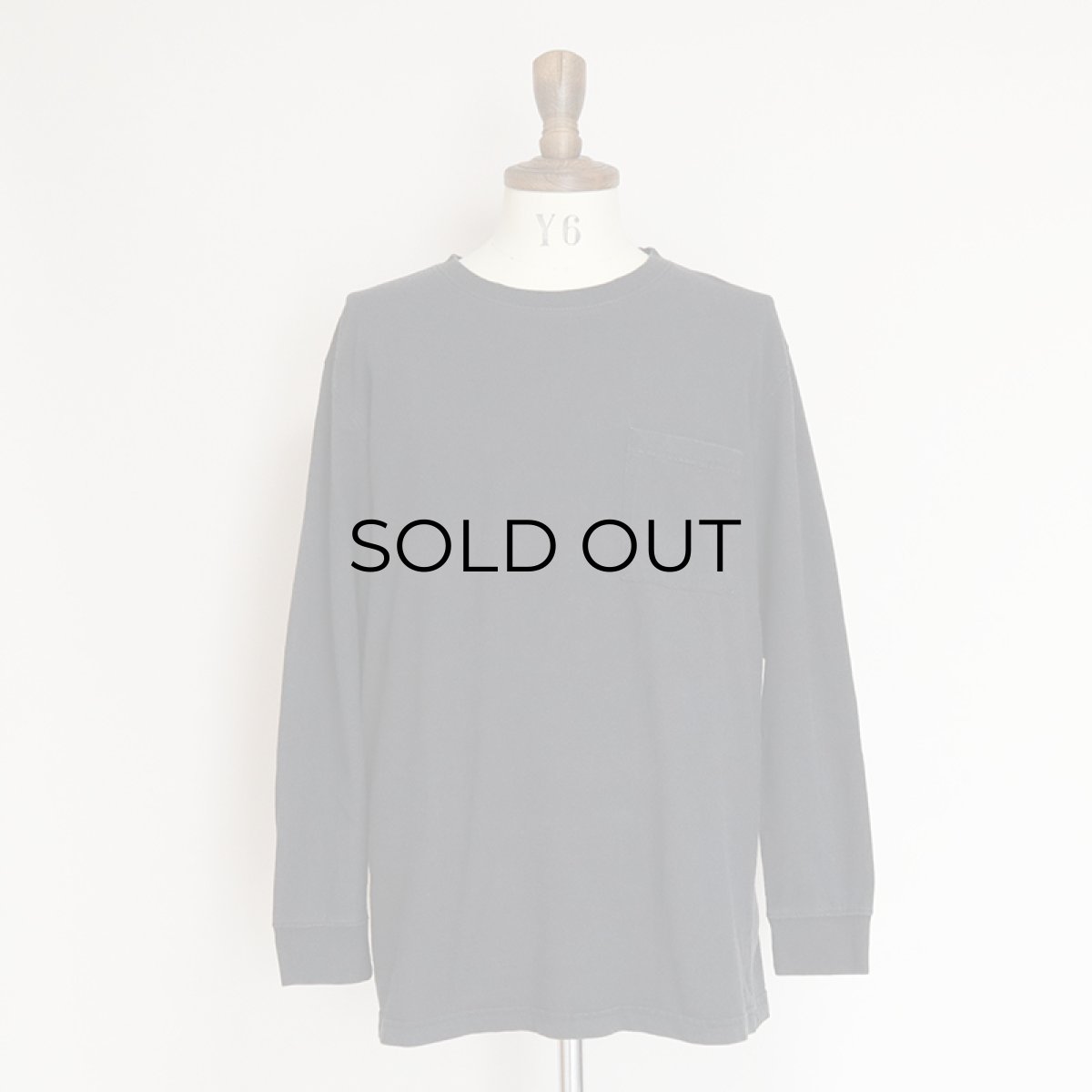 画像5: UNKNOWN BRAND COTTON L/S POCKET TEE (5)