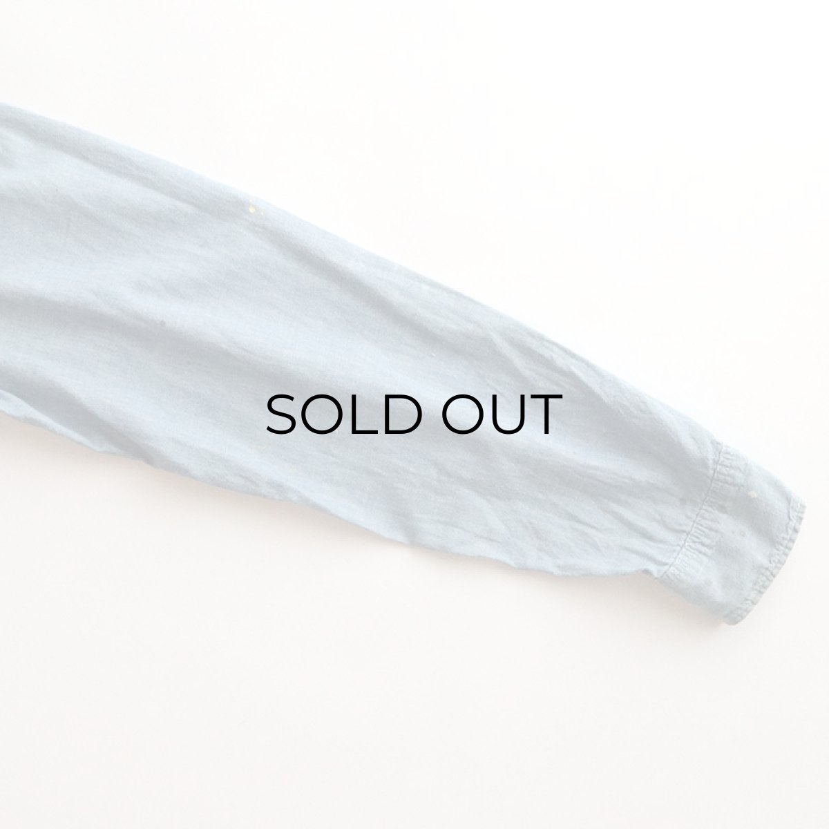 画像9: 60's-70's BIG MAC COTTON CHAMBRAY PAINT & EMBROIDERED WORK SHIRT (9)