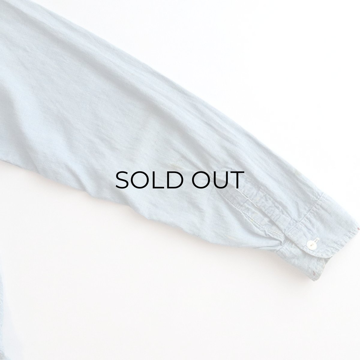 画像7: 60's-70's BIG MAC COTTON CHAMBRAY PAINT & EMBROIDERED WORK SHIRT (7)