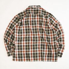 画像2: 〜70's VAN HEUSEN CHECK OPEN COLLAR BOX SHIRT (2)