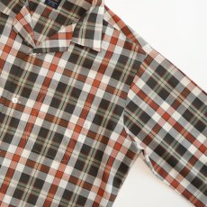 画像3: 〜70's VAN HEUSEN CHECK OPEN COLLAR BOX SHIRT (3)