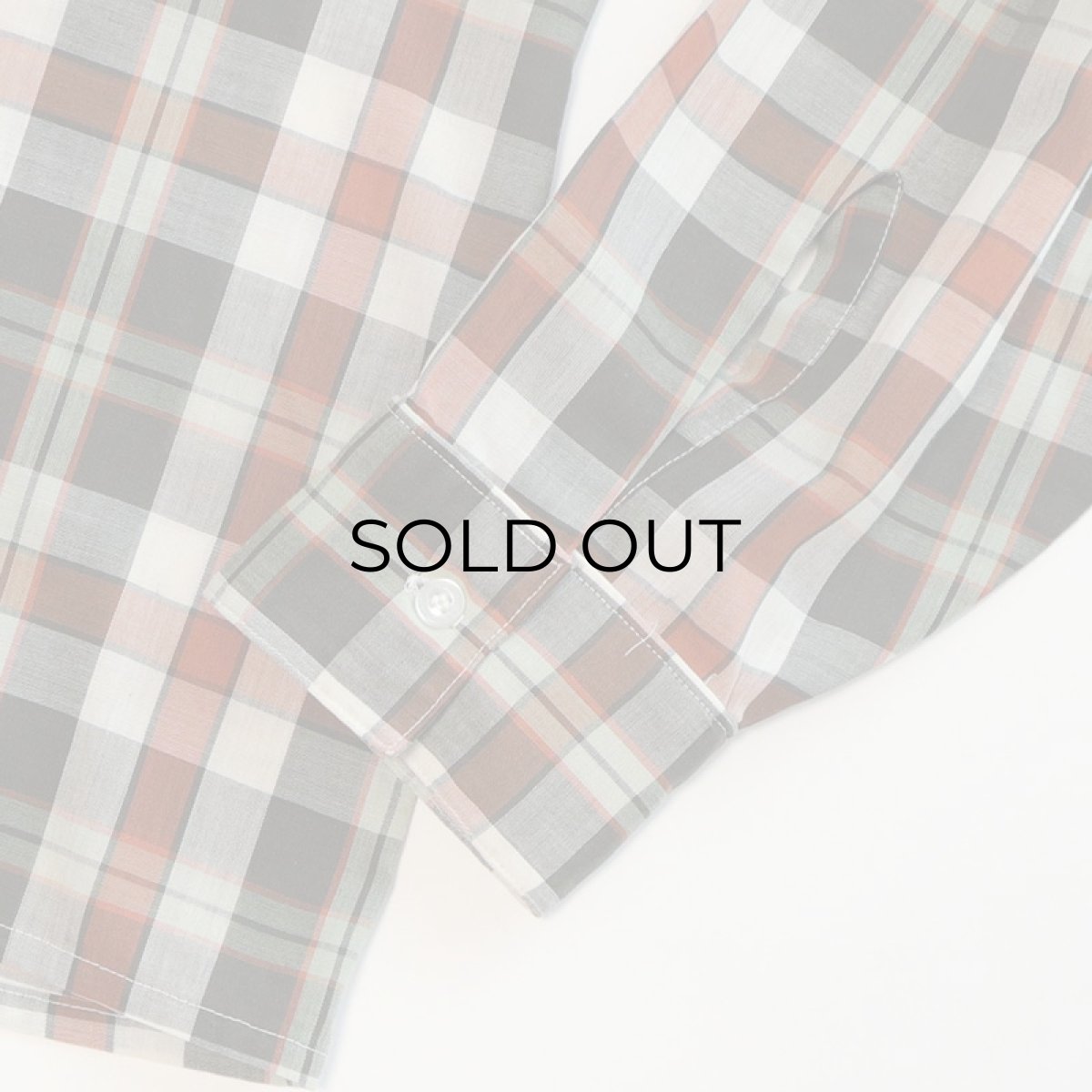 画像4: 〜70's VAN HEUSEN CHECK OPEN COLLAR BOX SHIRT (4)