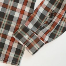 画像4: 〜70's VAN HEUSEN CHECK OPEN COLLAR BOX SHIRT (4)