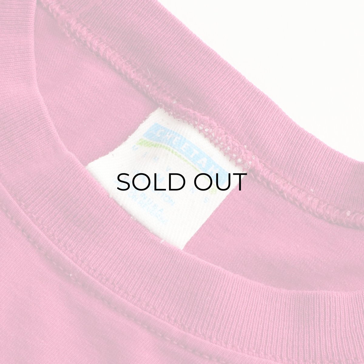 画像5: 90's CHEETAH COTTON L/S POCKET TEE "MADE IN USA" (5)