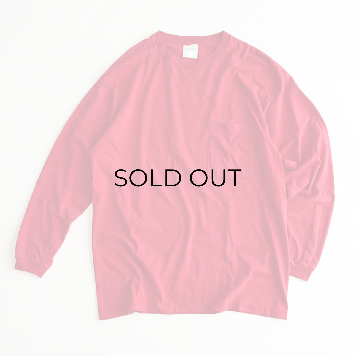画像1: 90's CHEETAH COTTON L/S POCKET TEE "MADE IN USA" (1)