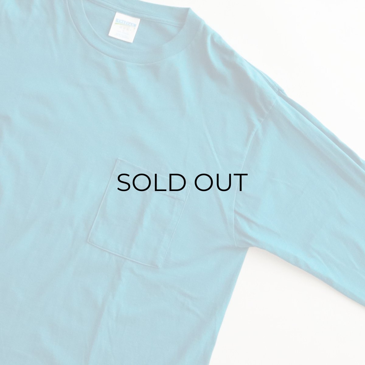 画像3: 90's CHEETAH COTTON L/S POCKET TEE "MADE IN USA" (3)