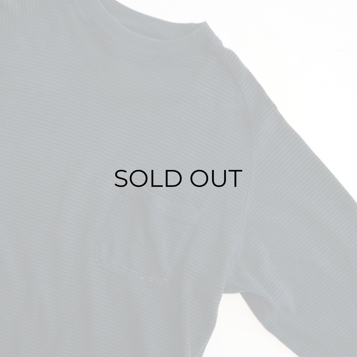 画像3: 〜90's nusport COTTON MOSS STITCH BORDER L/S POCKET TEE (3)