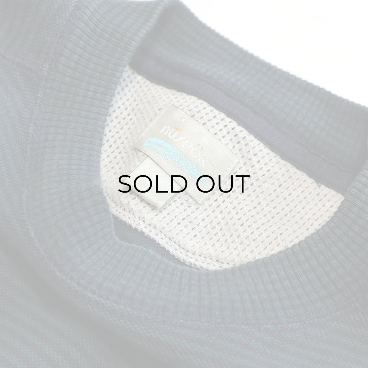 画像6: 〜90's nusport COTTON MOSS STITCH BORDER L/S POCKET TEE (6)