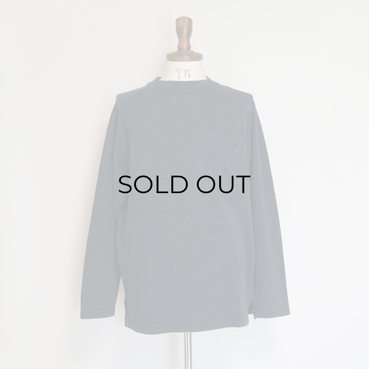 画像7: 〜90's nusport COTTON MOSS STITCH BORDER L/S POCKET TEE (7)