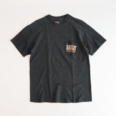 画像1: 〜90's HARLEY-DAVIDSON COTTON W-PRINT S/S POCKET TEE "DETROIT" (1)