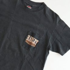 画像3: 〜90's HARLEY-DAVIDSON COTTON W-PRINT S/S POCKET TEE "DETROIT" (3)