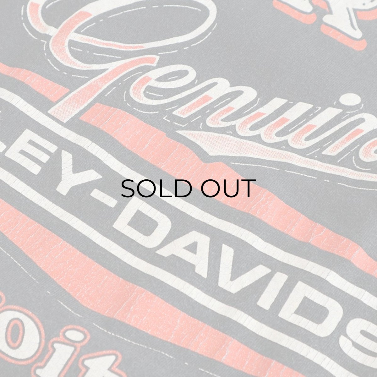 画像7: 〜90's HARLEY-DAVIDSON COTTON W-PRINT S/S POCKET TEE "DETROIT" (7)