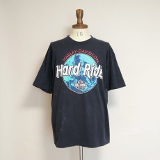 画像9: 90's HARLEY-DAVIDSON W-PRINT S/S TEE "Hard Ride" (9)