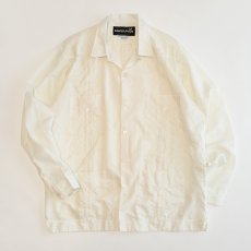 画像1: 〜70's MAYAPAN COTTON POLYESTER L/S CUBA SHIRT (1)