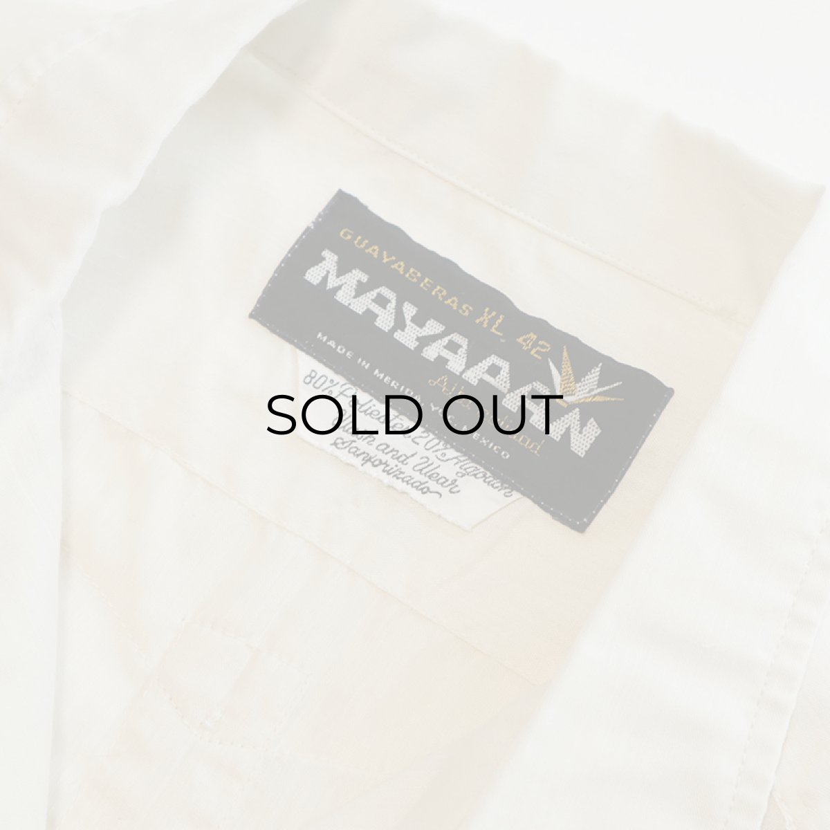 画像4: 〜70's MAYAPAN COTTON POLYESTER L/S CUBA SHIRT (4)