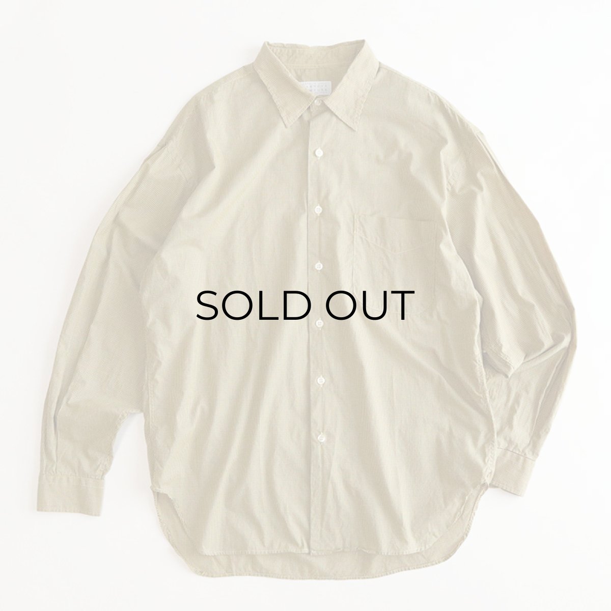 画像1: BARNEYS NEWYORK COTTON TATTERSALL CHECK SHIRT "MADE IN ITALY" (1)