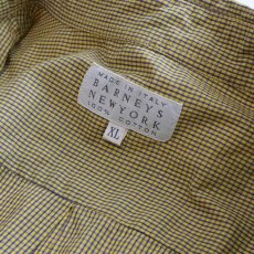 画像5: BARNEYS NEWYORK COTTON TATTERSALL CHECK SHIRT "MADE IN ITALY" (5)