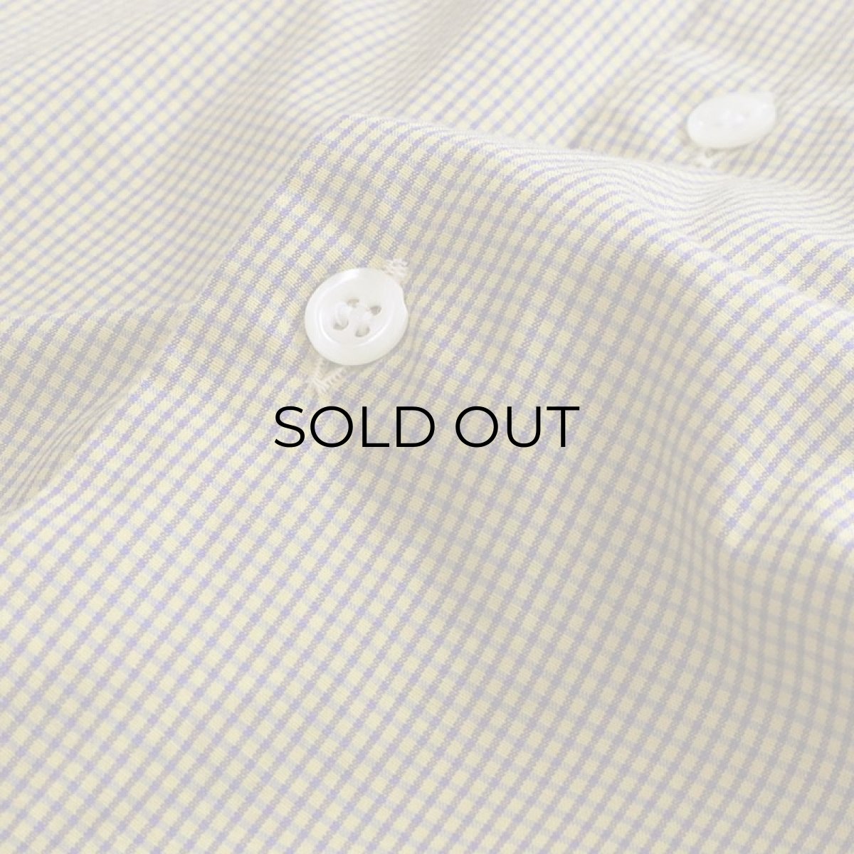 画像6: BARNEYS NEWYORK COTTON TATTERSALL CHECK SHIRT "MADE IN ITALY" (6)