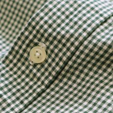 画像6: 90's LANDS' END COTTON GINGHAM CHECK B/D SHIRT (6)