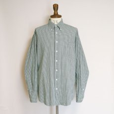 画像7: 90's LANDS' END COTTON GINGHAM CHECK B/D SHIRT (7)