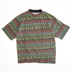 画像1: 80's OFF SHORE ALL OVER BORDER PATTERN S/S TEE (1)